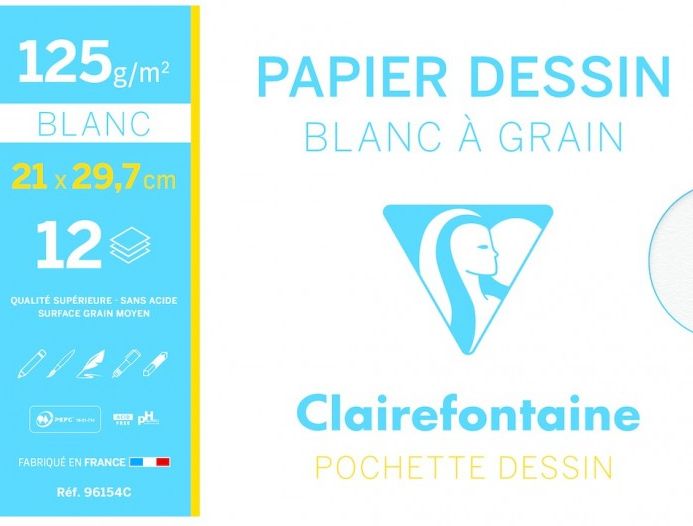 papier pour débuter en dessin